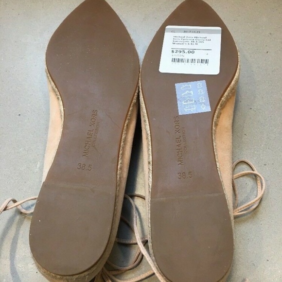 Michael Kors Cadence Suede Jute Ballet Flat - Picture 7 of 7